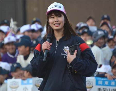 『日本リトルシニア中学硬式野球協会関東連盟』に出演した稲村亜美