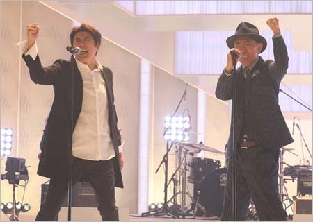 とんねるずのみなさんのおかげでした最終回、とんねるずが熱唱