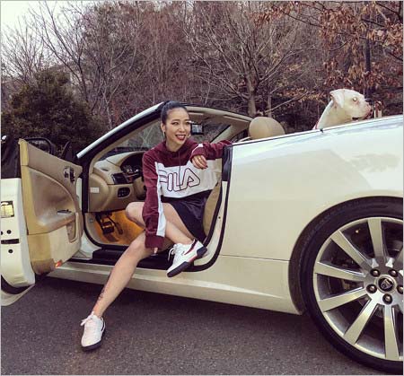 紅欄、仮病疑惑のインスタグラム投稿写真1枚目