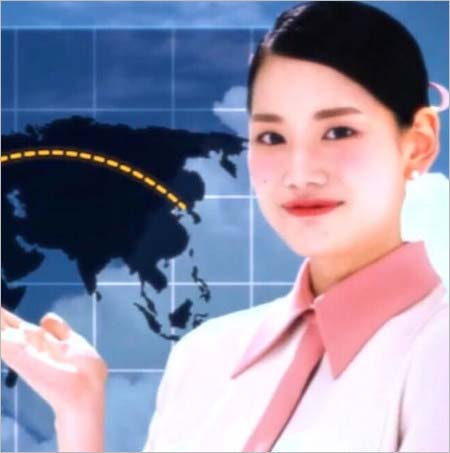 東方神起『Love Line』のMVに登場する世界地図で日本を追加前