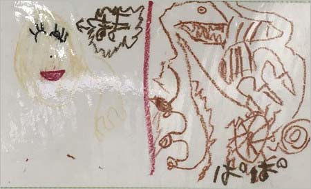 マキシマムザ亮君の次男・呈くんがTPOをわきまえた絵