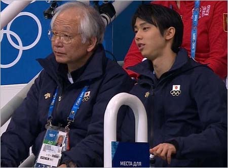 ソチ五輪の菊地晃と羽生結弦のツーショット