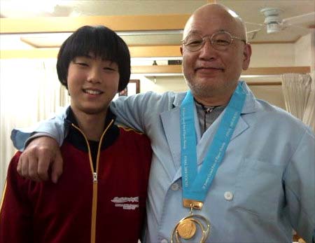 羽生結弦と菊地晃の昔のツーショット
