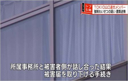 山口達也の書類送検報道