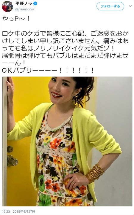 平野ノラツイート