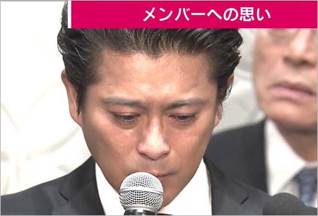 山口達也の謝罪会見時の姿
