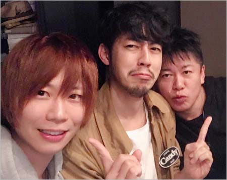 前田裕二社長、西野亮廣、堀江貴文