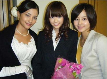 黒木メイサ、桐谷美玲、堀北真希