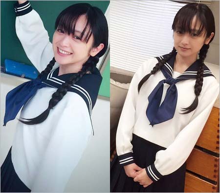 安達祐実が女囚セブンで披露したセーラー服コスプレ
