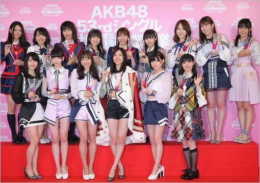 『第10回AKB48世界選抜総選挙』選抜メンバー16名