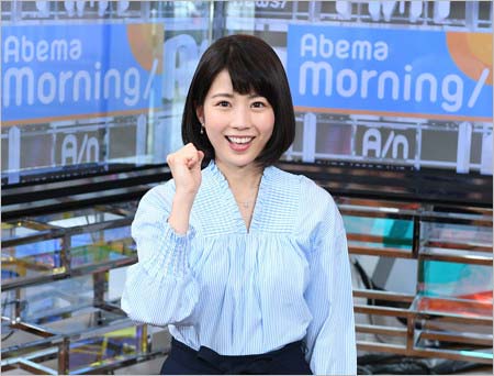 AbemaTVで報道担当の田中萌アナウンサ0