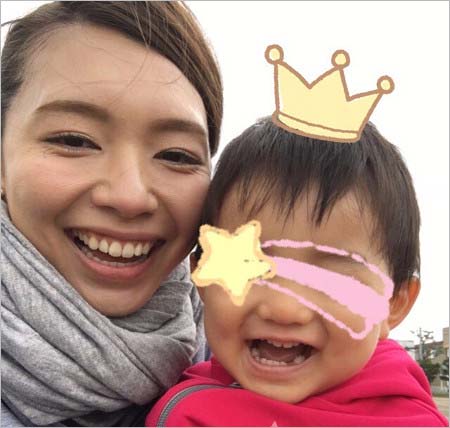 本橋麻里選手と息子