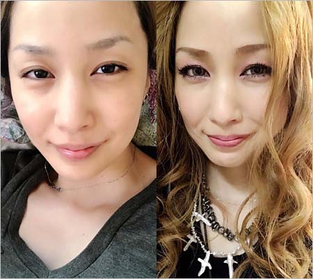 中島美嘉の日焼け前