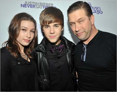 ヘイリー・ボールドウィン、ジャスティン・ビーバー、スティーブン・ボールドウィン