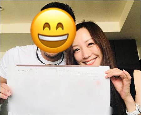 ちすんと夫のツーショット写真