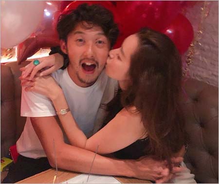 柴田翔平・仁香のキス写真