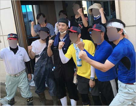 広島でボランティアの齊藤工