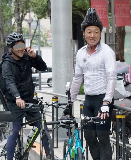 24時間テレビ・自転車の練習中のｋ