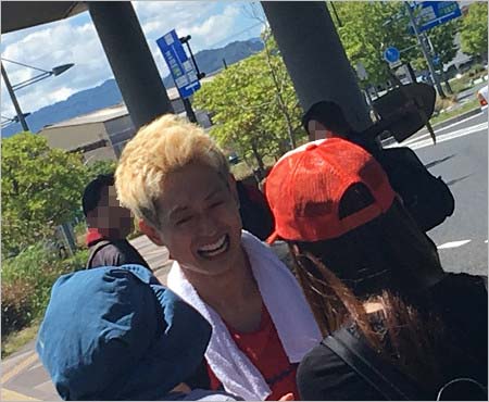 被災地でボランティア活動した塚ちゃん