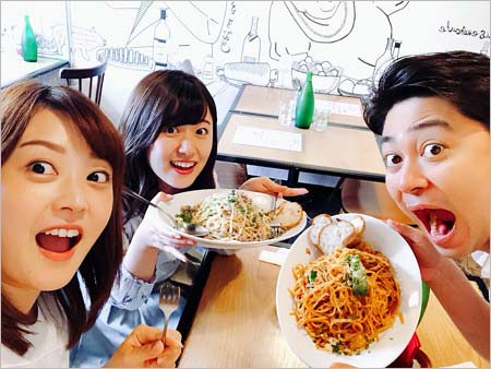 水卜麻美アナ、尾崎里紗アナ、森圭介