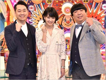 『奇跡体験!アンビリバボー』出演のバナナマン・剛力彩芽