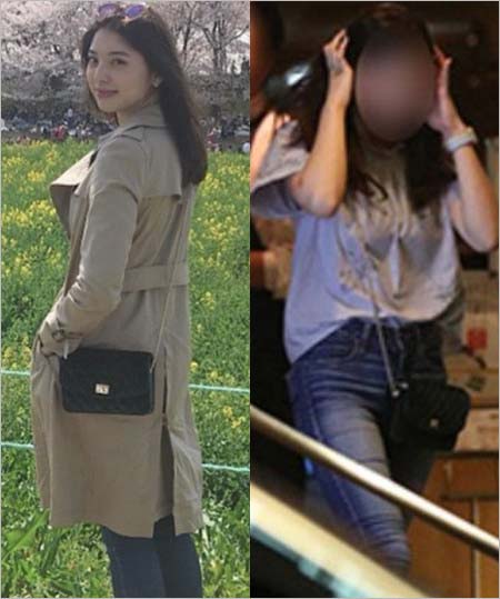 櫻井翔と密会女子大生と天野一菜のカバン比較1枚目