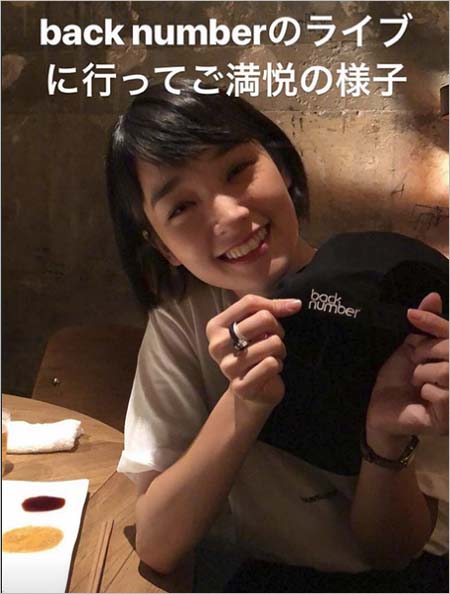 前澤友作社長がインスタグラム ストーリーズに投稿した剛力彩芽の写真1枚目