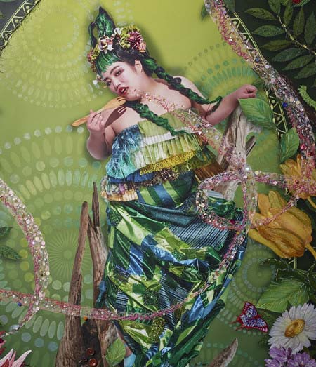 清川あさみの美女採集、モデル・ゆりやんレトリィバァ