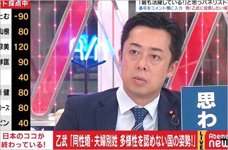 同性愛は趣味発言で炎上の自民党衆議院議員・白川とむ議員