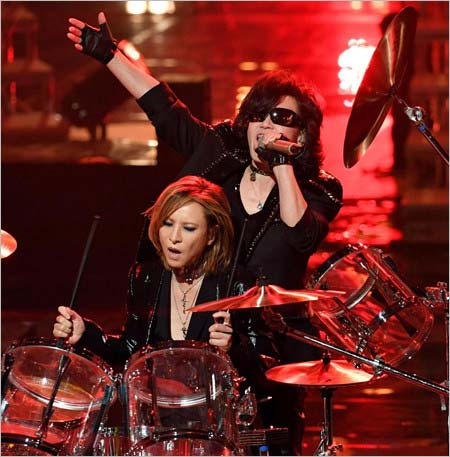 X JAPANのToshl＆YOSHIKI
