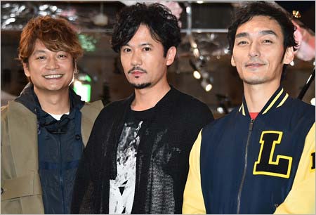 香取慎吾、稲垣吾郎、草なぎ剛