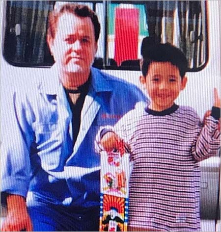 幼少期のりゅうちぇると父ヲタ