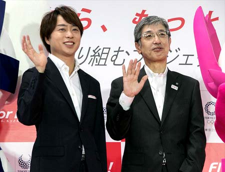 8月23日にJALのイベントに出席した櫻井翔