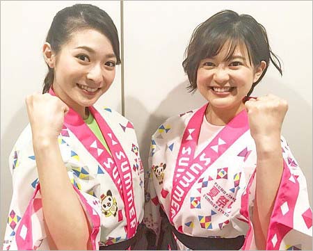 テレビ朝日の新人・住田紗里アナ＆並木万里菜