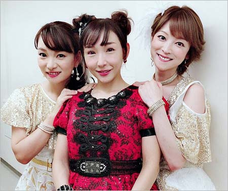 保田圭、加護亜依、吉澤ひとみ