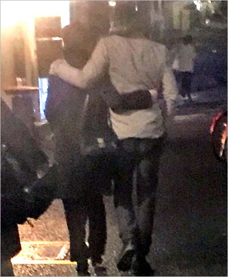 ティロ・フェヒナーと中谷美紀のプライベートツーショット