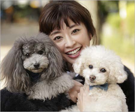 土岐田麗子と愛犬