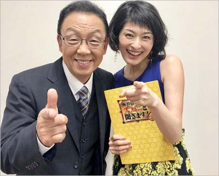 『梅沢富美男のズバッと聞きます!』で共演の梅沢富美男と阿部哲子アナ