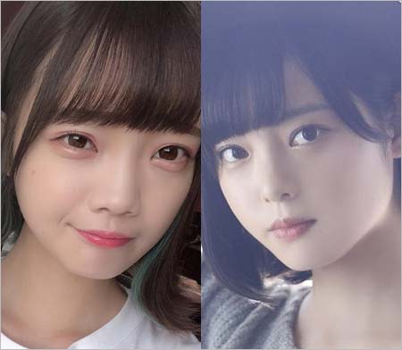 新谷姫加と平手友梨奈