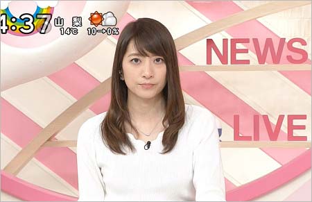 『Oha!4 NEWS LIVE』の笹崎里菜アナ(ささざきりな)