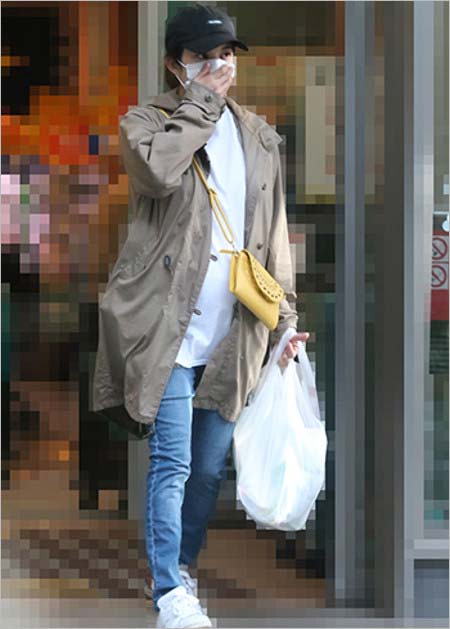 妊娠中の上原多香子(うえはらたかこ)プライベート画像