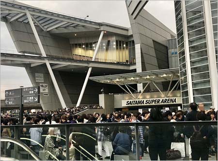 沢田研二・さいたまスーパーアリーナドタキャンライブ会場の画像