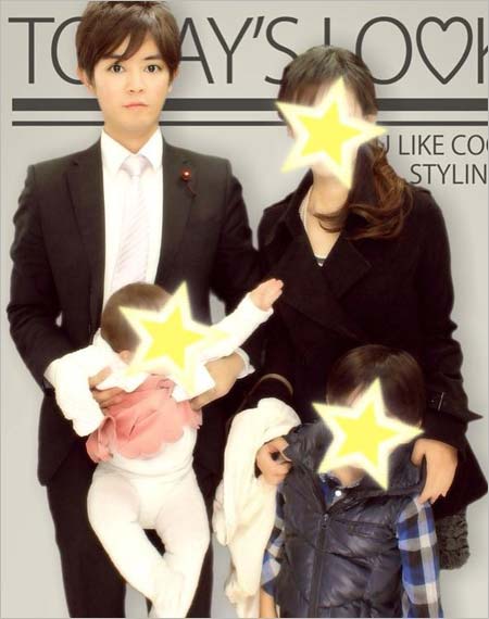 橋本健と家族、嫁と子供