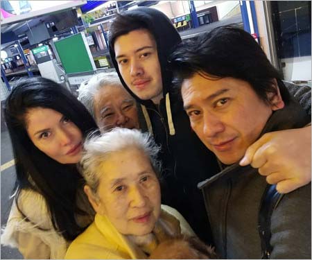 カイヤ、川崎麻世、息子のシオンら家族