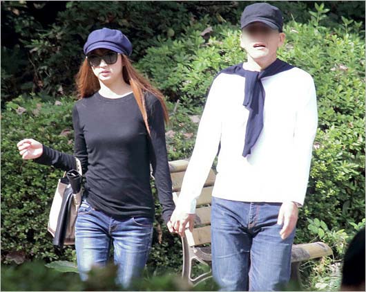 岩崎恭子と不倫相手A氏のツーショット画像