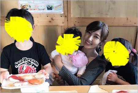 熊田曜子と子どもたち