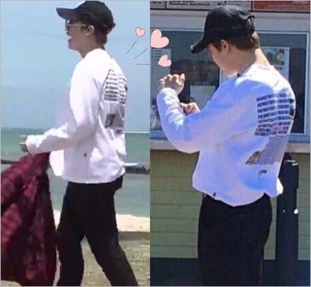 BTS・ジミンが原爆バンザイTシャツ着用画像