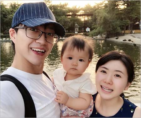 ジャン・ホンジェと福原愛と娘あいら