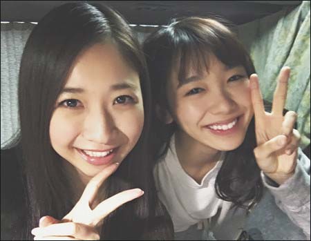 田原可南子と飯豊まりえ