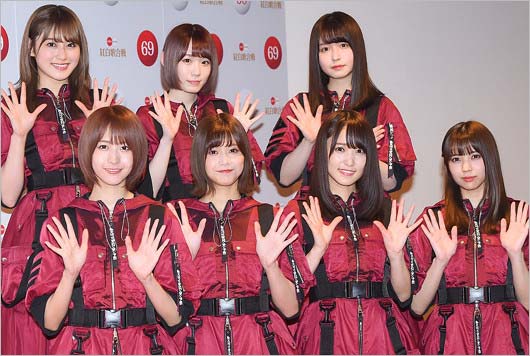 欅坂46 第69回NHK紅白歌合戦リハーサル終了後の写真